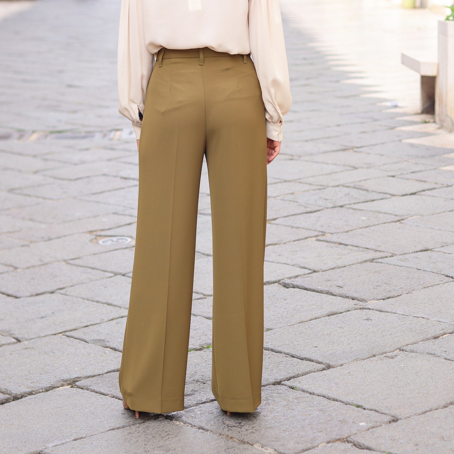 pantalone da donna in twill Gaudì