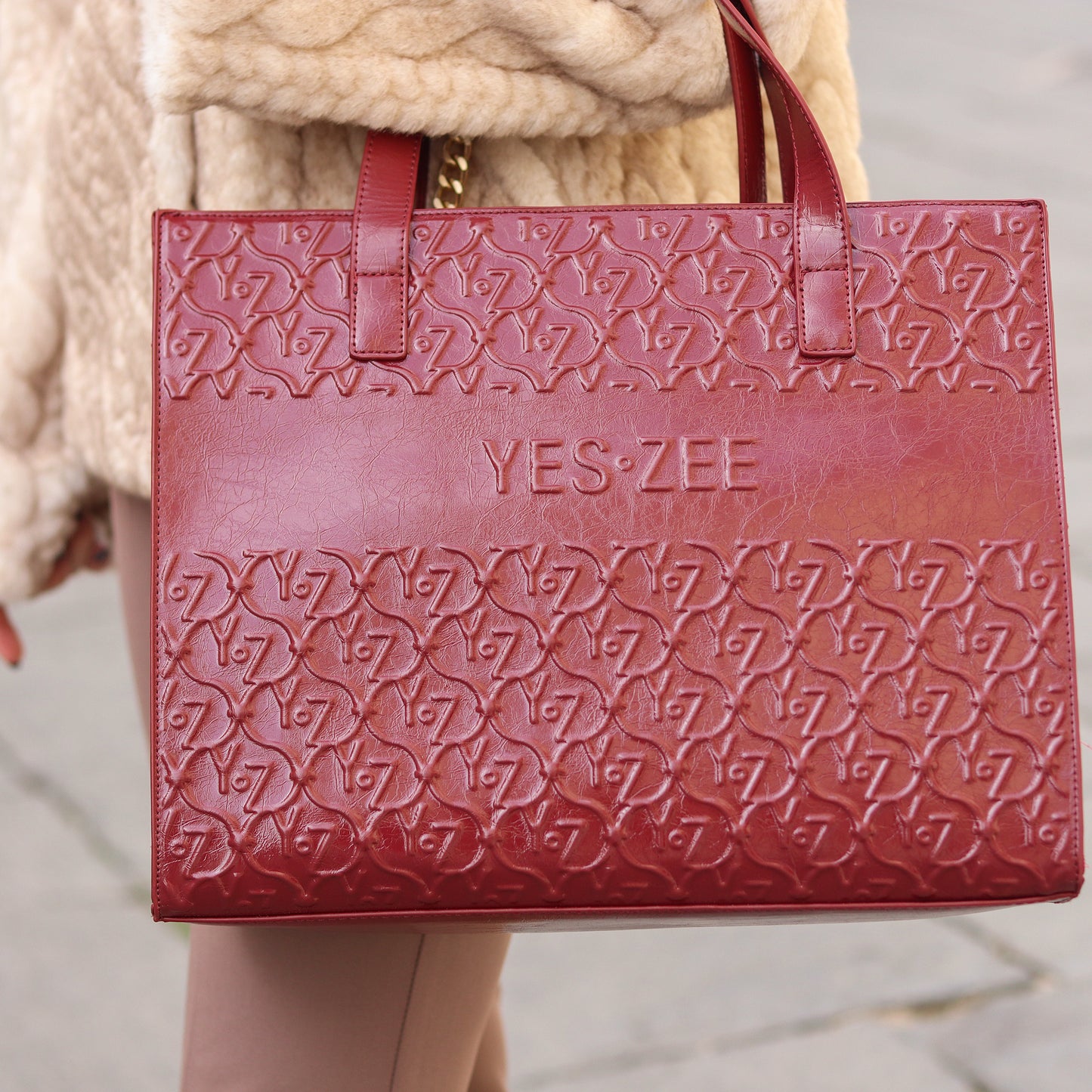 shopping bag Yes Zee bordeaux