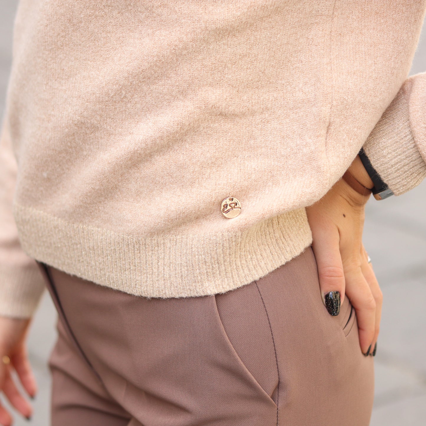 pullover Yes Zee albicocca