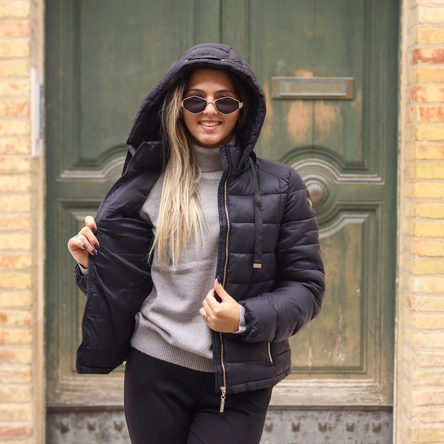 piumino Gaudì nero