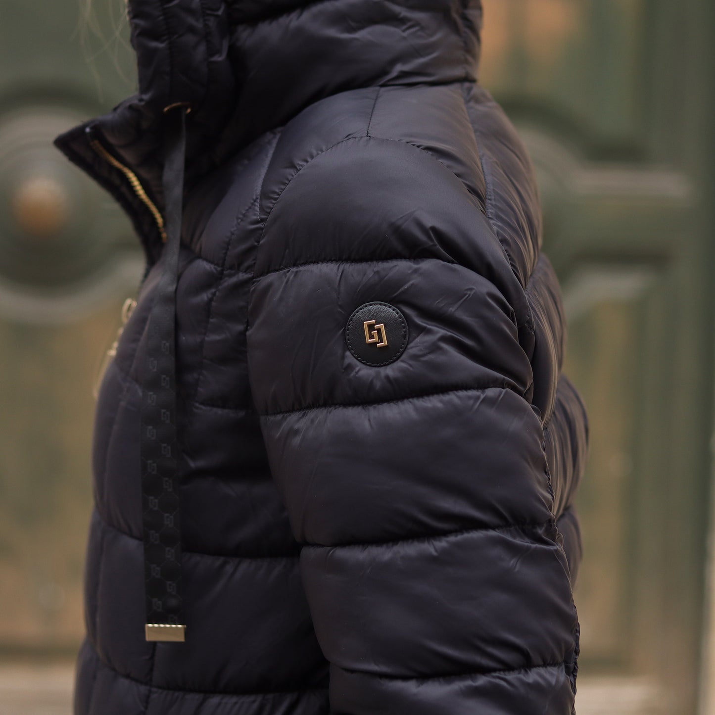 piumino lungo Gaudì nero