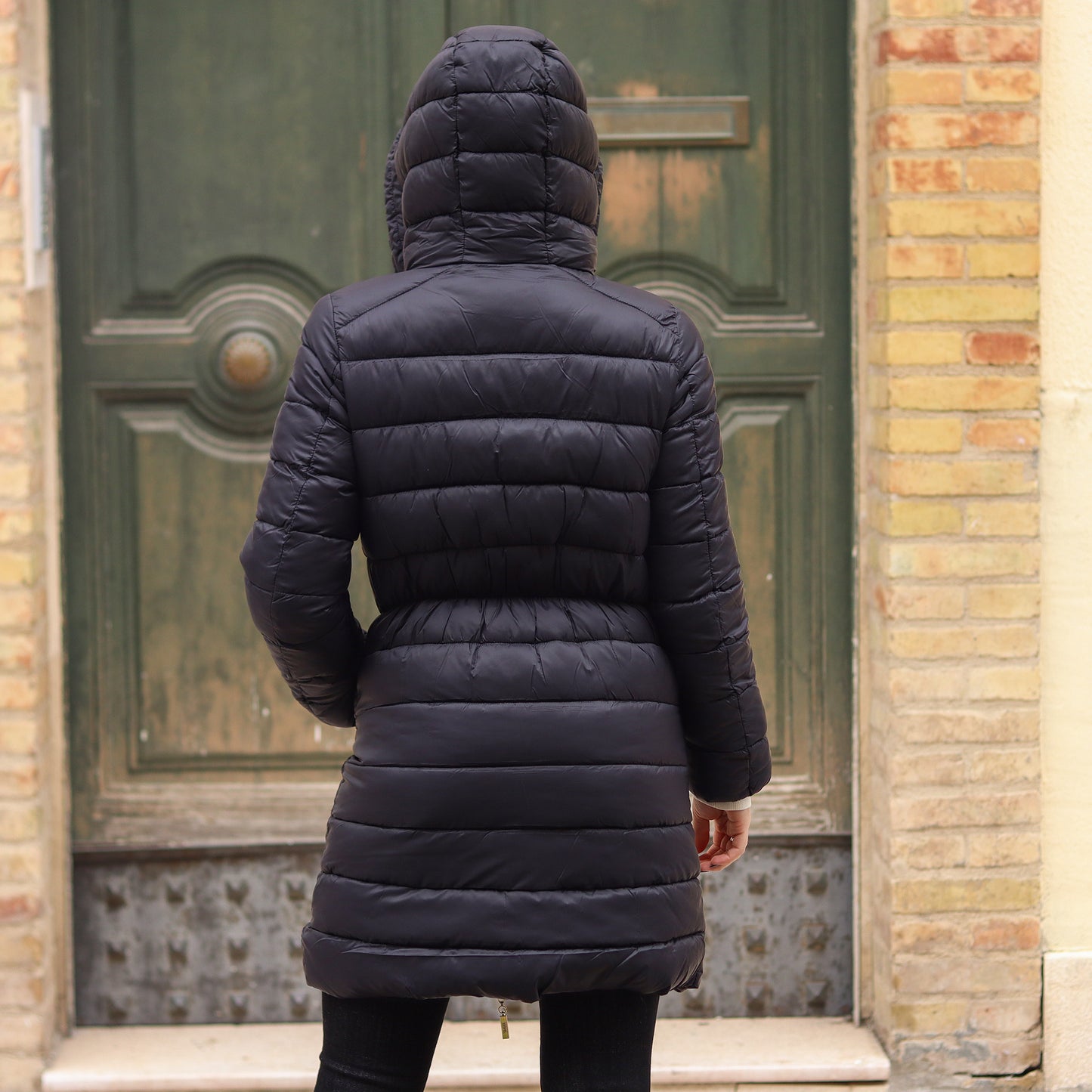 piumino lungo Gaudì nero