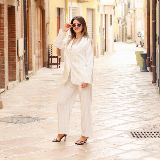Tailleur gessato 3 pezzi