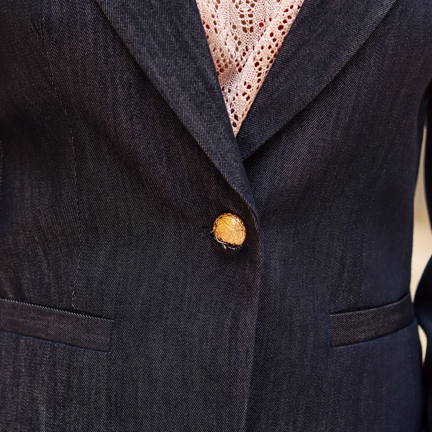 blazer in Denim Yes Zee
