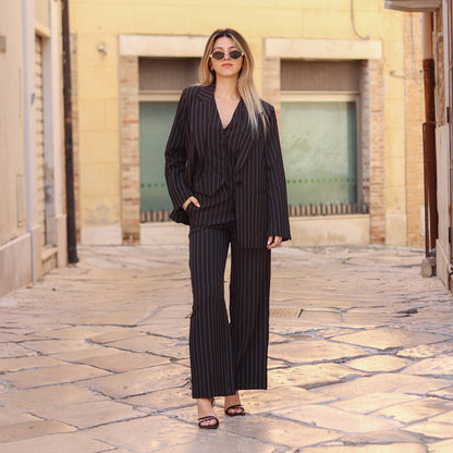 tailleur gessato 3 pezzi