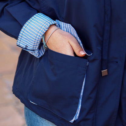 parka  oversize blu