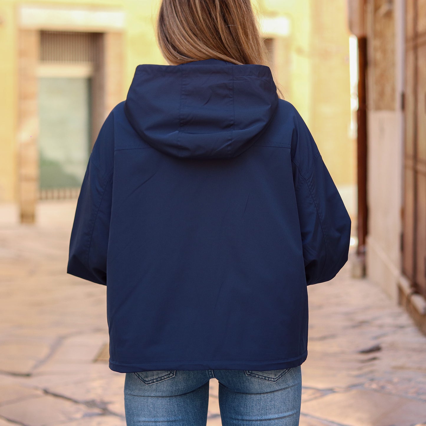 parka  oversize blu