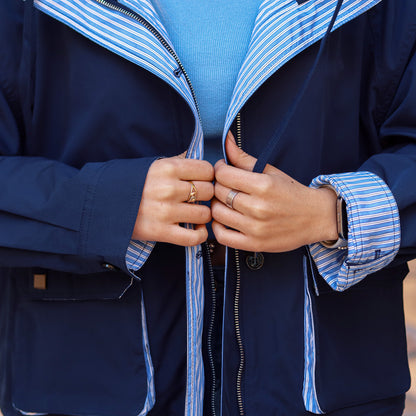 parka  oversize blu