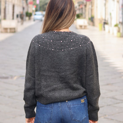 Pullover grigio scuro Yes Zee