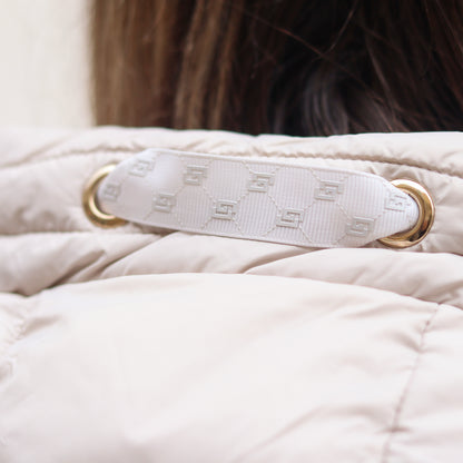 piumino lungo Gaudì bianco