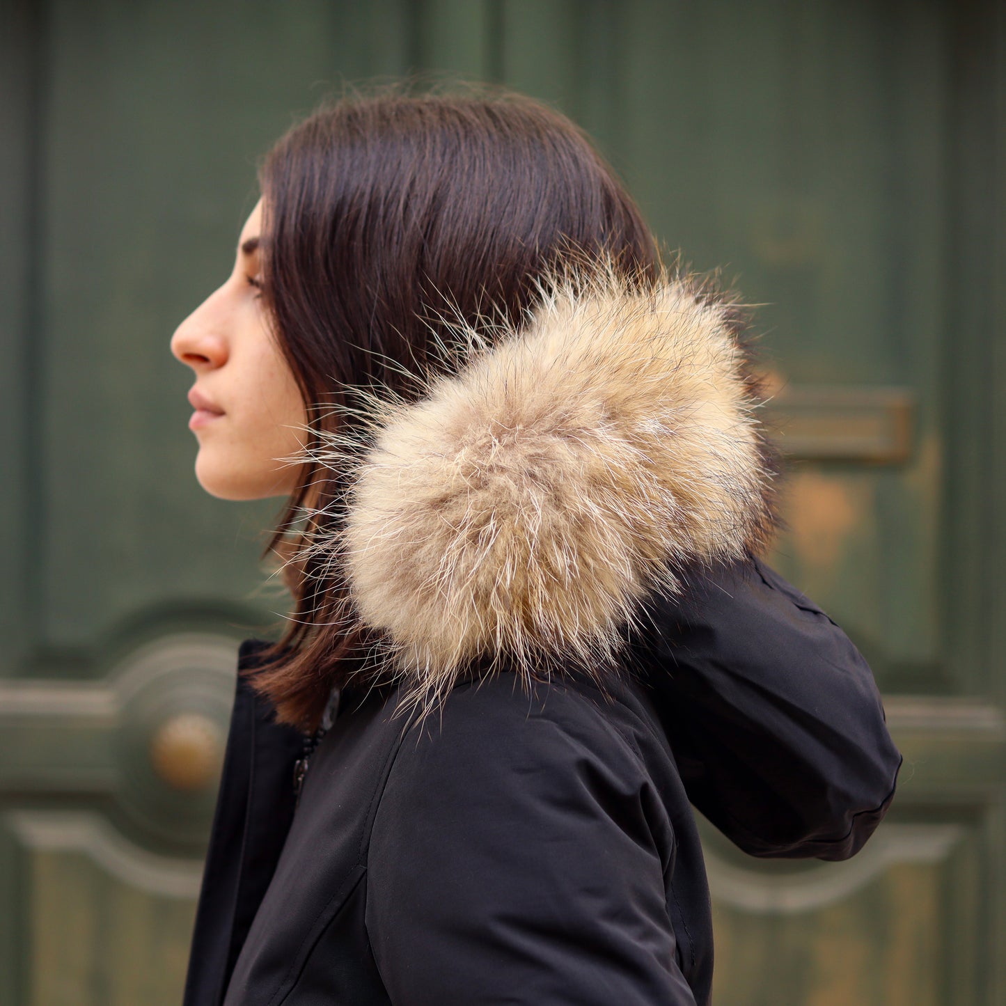 Parka Simil Woorlich Special Price Pelliccia GRANDE nero