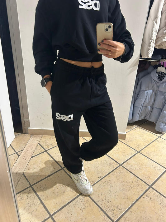 pantalone con polsino nero Ds2