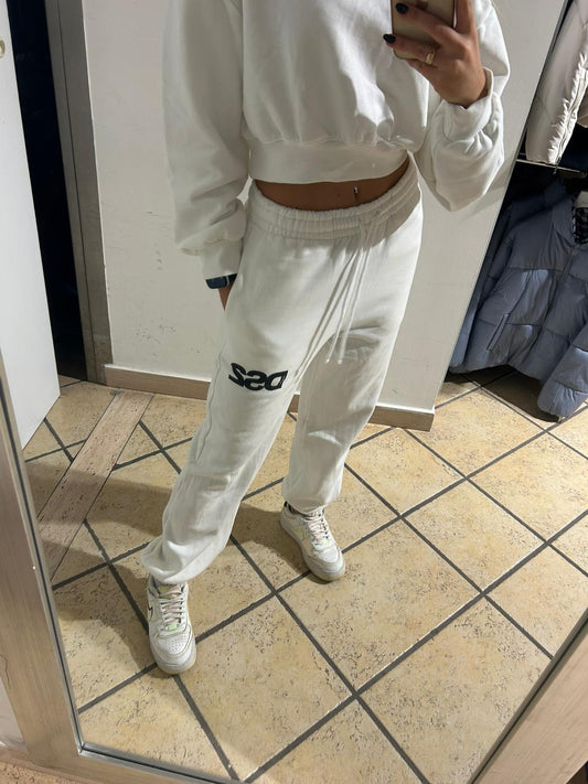 pantalone con polsino bianco Ds2