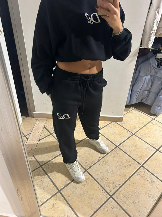 pantalone con polsino nero Ds2