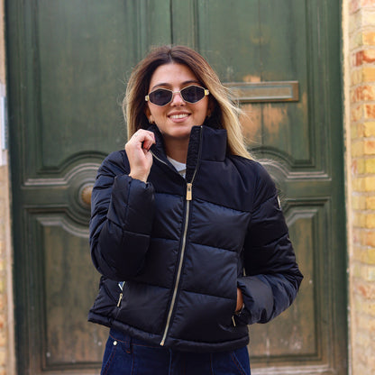 Piumino cropped YES ZEE