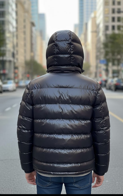 Piumino lucido Yes Zee NERO