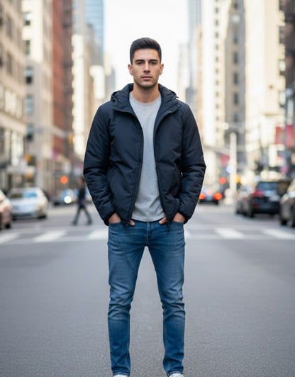 Piumino REVERSIBILE Yes Zee BLU